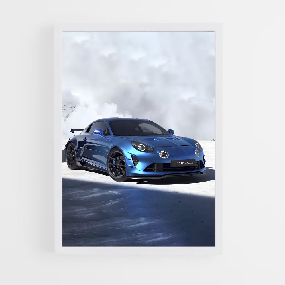 Poster Évasion de routes – affiche Alpine (vue 3)